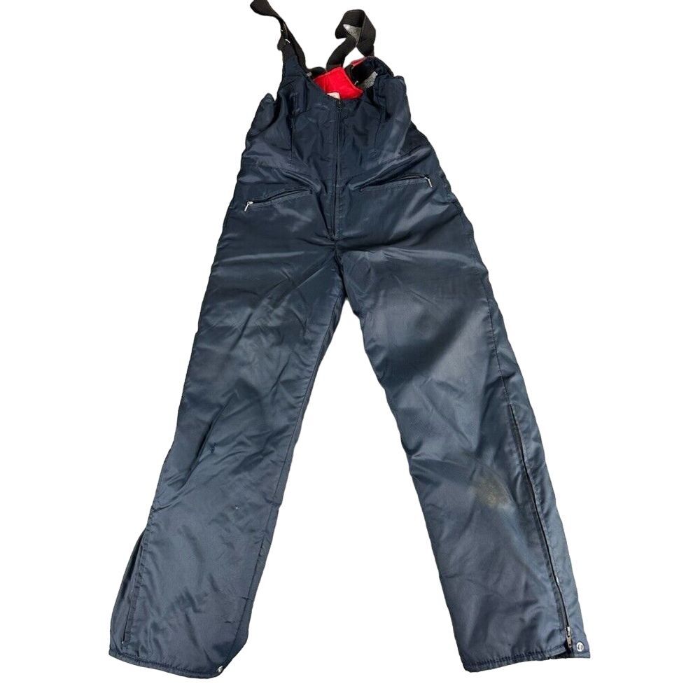 Vintage Bombardier Mode‎ Inc. Ladies 14 R Ski Pants Bib Insulated Overalls USA